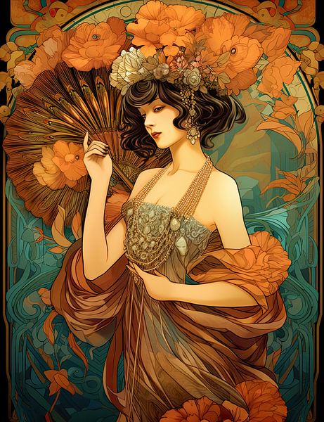 Zeitlose Schönheit: Die Flapper der Goldenen Zwanziger par Peter Balan