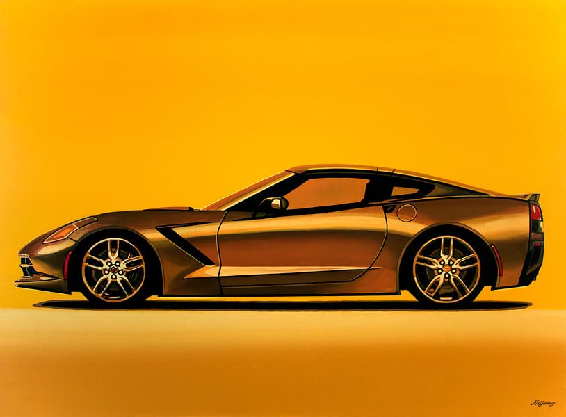 Chevrolet Corvette Stingray Painting by Paul Meijering