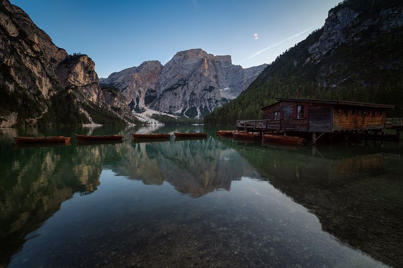 Lago di Braies en Italie par Michael Bollen