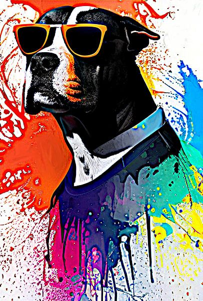 Der Gentlemen Hund Carlo von DJF by Dean Jayson Freeman Art | Level Up your Home
