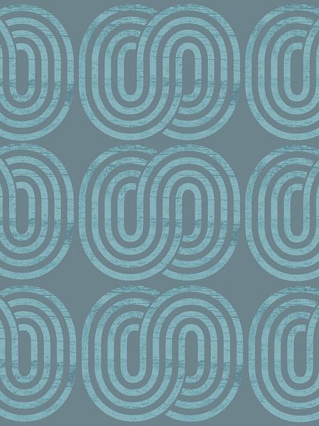 Géométrie rétro vintage par Mad Dog Art