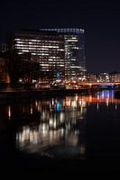 At night on the Danube Canal - Skyline