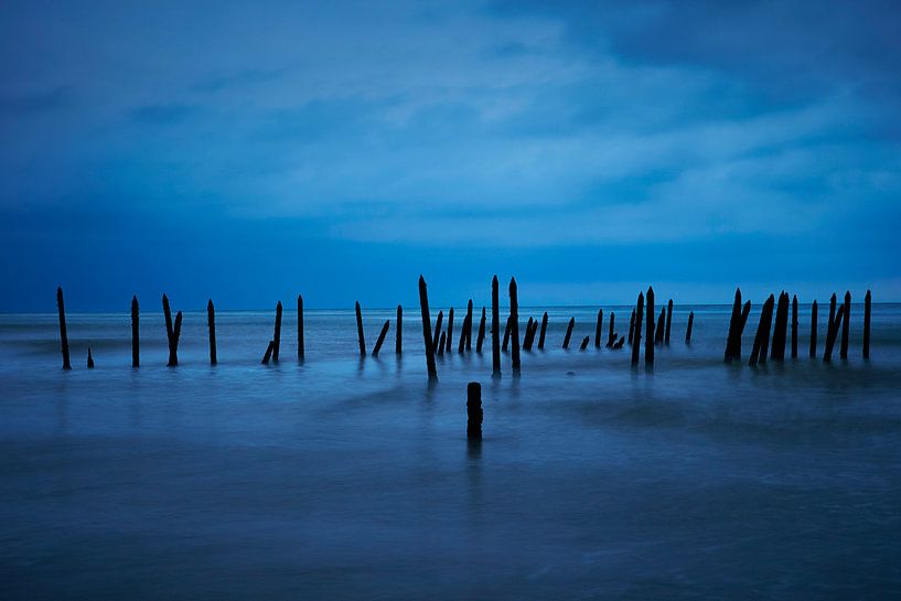 Blauer Morgen von Peter Verplancke
