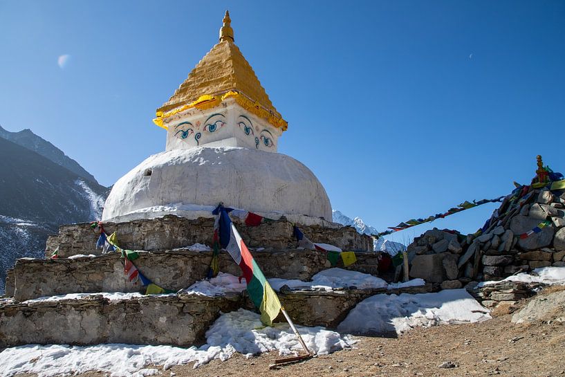 Stupa bouddhiste de Dingboche par Ton Tolboom