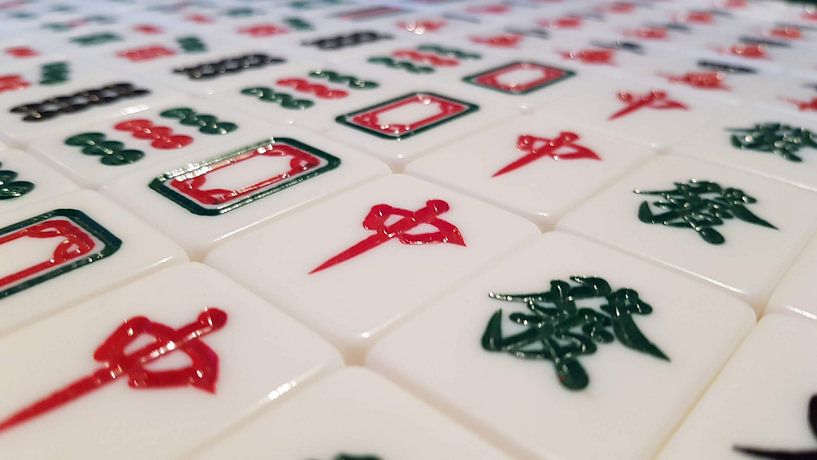 Mahjong Rode Draak van Wil Meijer-Kal