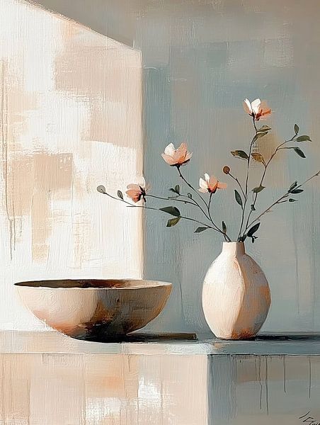 Vase à bourgeons Tranquil par Zen et Plus