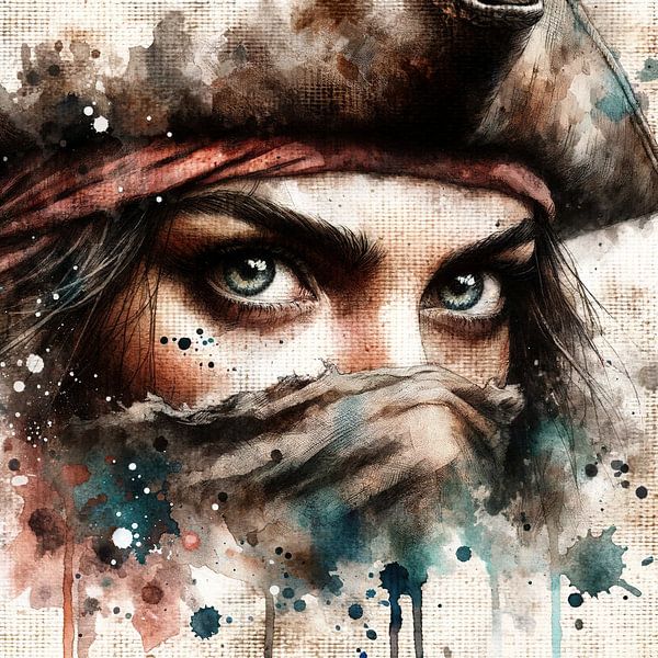 Regard voilé du corsaire par Chromatic Fusion Studio