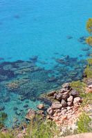 Sea, rock, water, blue, green