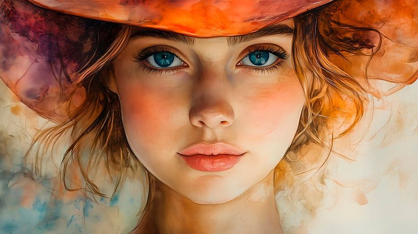 Emily with Hat by Harry Hadders Design