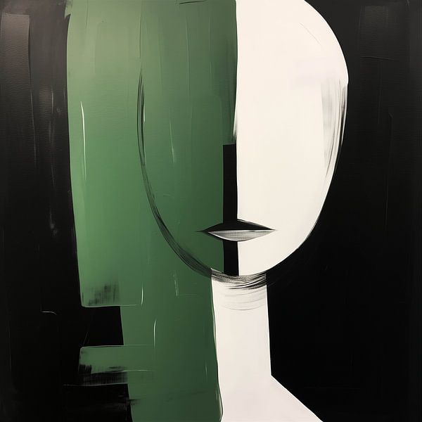 Dualität in Grün von Color Square