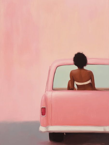 Chilling in the backseat of the car by Studio Allee