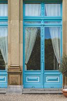 Blaue Tür / Schloss in den Niederlanden