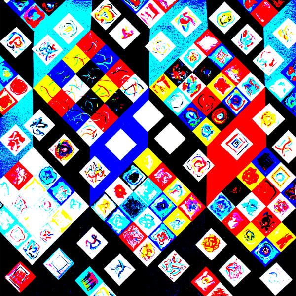 EH PAINTING ART 2007 #0247 Mosaik Lebendigkeit von Willem Hartgers