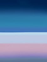 Soleil couchant - Plaine violette