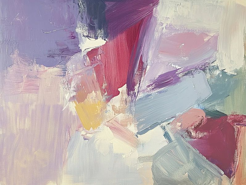 Couleurs abstraites | Danse des pinceaux par La collection ARTEO