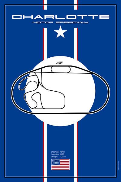 Charlotte Motor Speedway von Theodor Decker