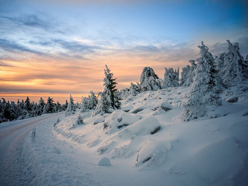 Sunrise on the Brockenstraße by t.ART