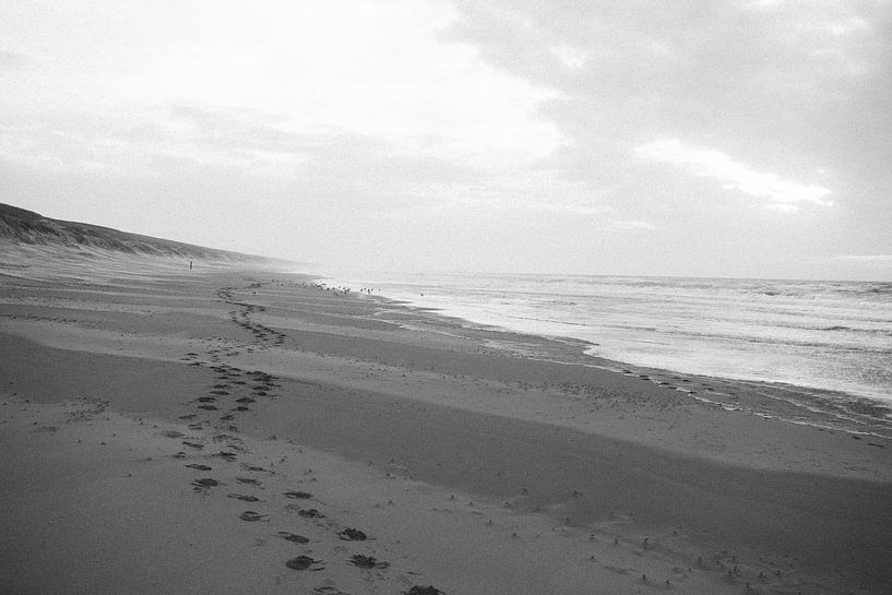Fußstapfen im Sand von Stephan de Haas