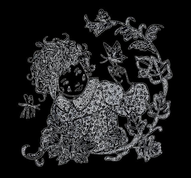 Fille dans la nature par Jose Lok