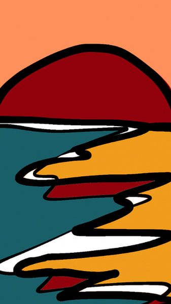 Sonnenuntergang von Joyce Kuipers