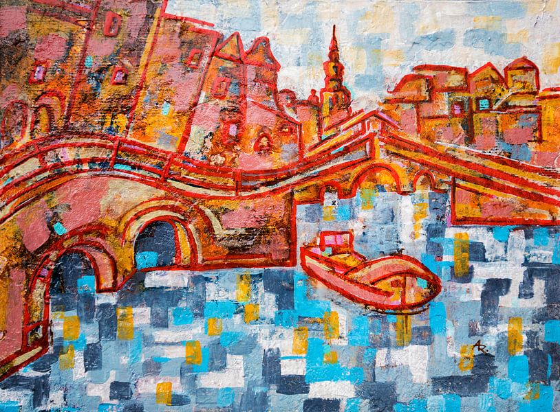 Amsterdam en soirée par Ariadna de Raadt-Goldberg