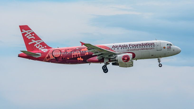Air Asia Airbus A320 Passagierflugzeug. von Jaap van den Berg