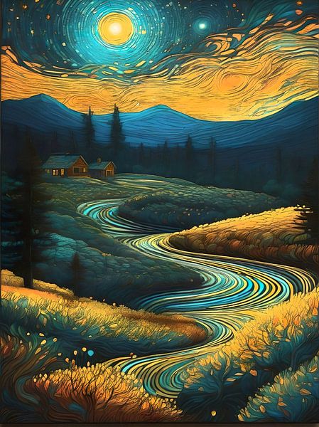 The mountain hut by Retrotimes