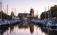 Vue de la grande église de Dordrecht