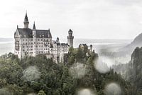 Exterior of Neuschwanstein Castle in Schwangau, Bavaria, Germany