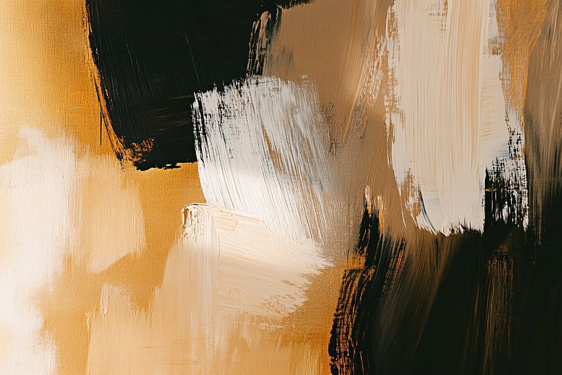 Abstract painting with soft colours by Imperial Art House