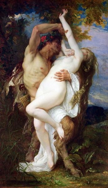 Alexandre Cabanel,Nymph kidnapped by a faun by finemasterpiece