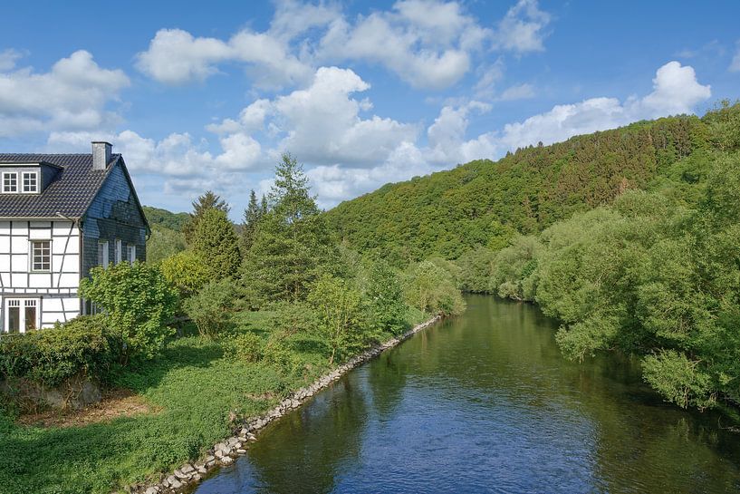 Idyll an der Wupper im Bergischen Land von Peter Eckert