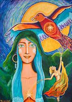 She, who wears Mother Earth as her cloak