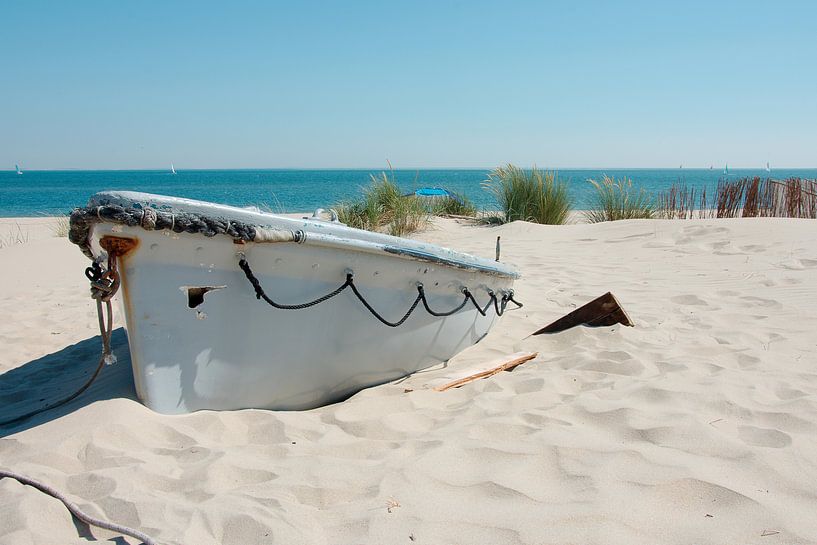 Le bateau au Cap Nord par Wim van der Geest