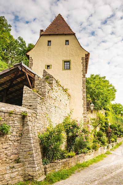 Medieval fortified tower in Sulzfeld am Main by ManfredFotos