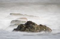 Aufgereiht in der Brandung