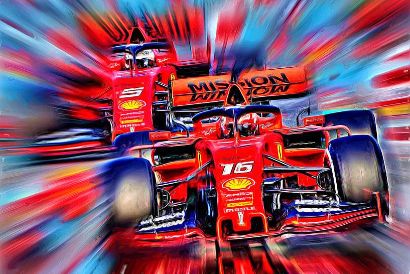 Italian Power - Leclerc versus Vettel van DeVerviersBelgium