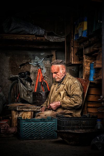 Man at work by Anajat Raissi