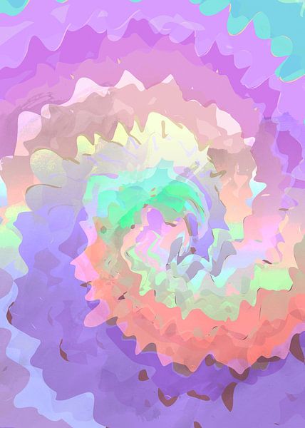 Sommer Freude Farbenfroh in Bunt von Mad Dog Art