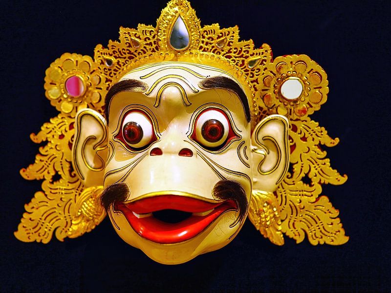 Barong Maske Affe von Eduard Lamping