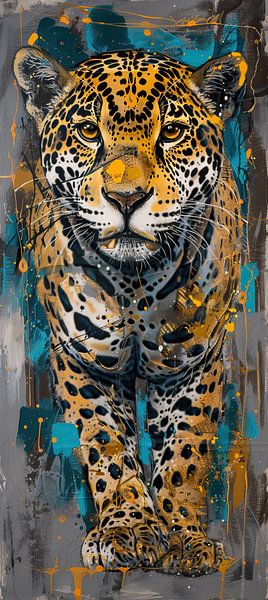 Malerei Leopard Abstrakt von Kunst Laune