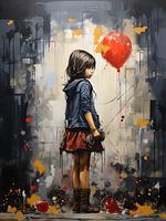 Banksy meets Pollock art