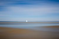 Zeilend tussen Terschelling en Vlieland