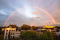 Regenbogen über der Oude Gracht