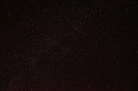 Sterrenhemel met vallende sterren