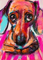 Porträt eines Dackels, Figur 03