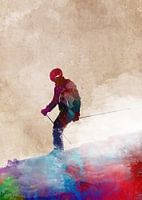 Ski sport art #ski #sport
