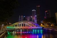 Pont sur le fleuve Singapour