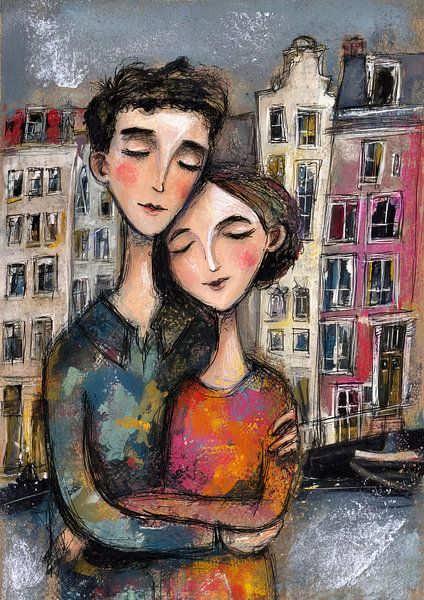 Belgium | Love by Abstract Painting