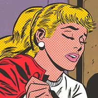 Sie verlässt das Haus